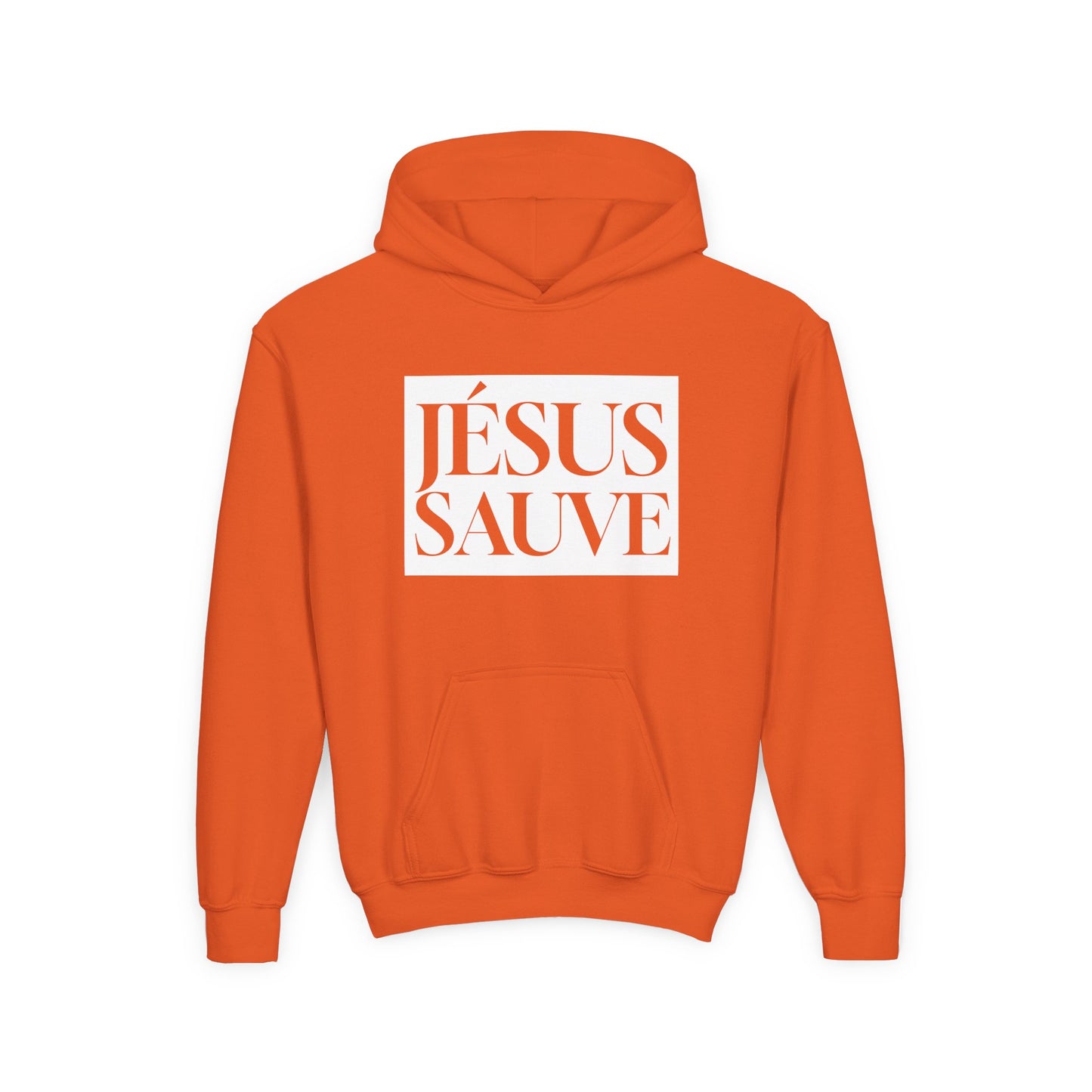 Jésus sauve - Coton ouaté à capuche pour enfant - Français