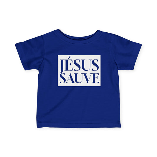 Jésus sauve - T-shirt pour bébé - Français