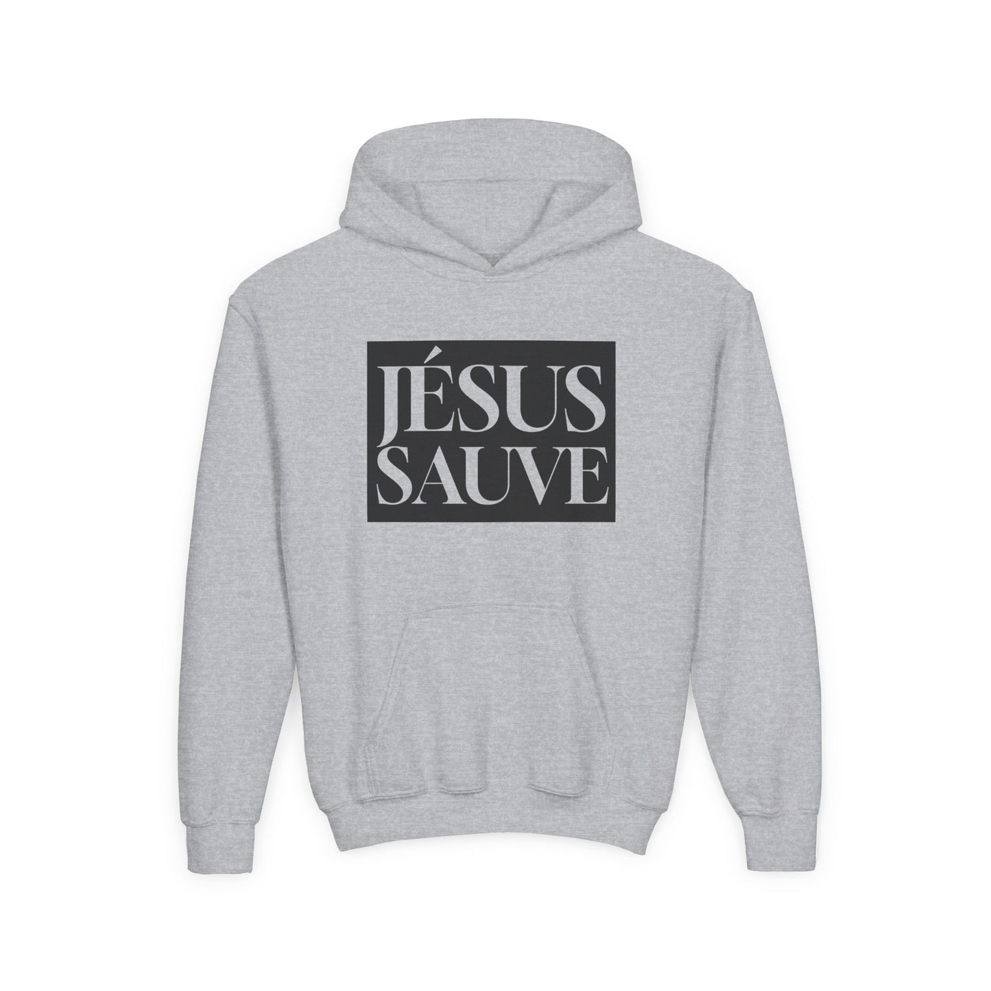 Jésus sauve - Coton ouaté à capuche pour enfant - Français