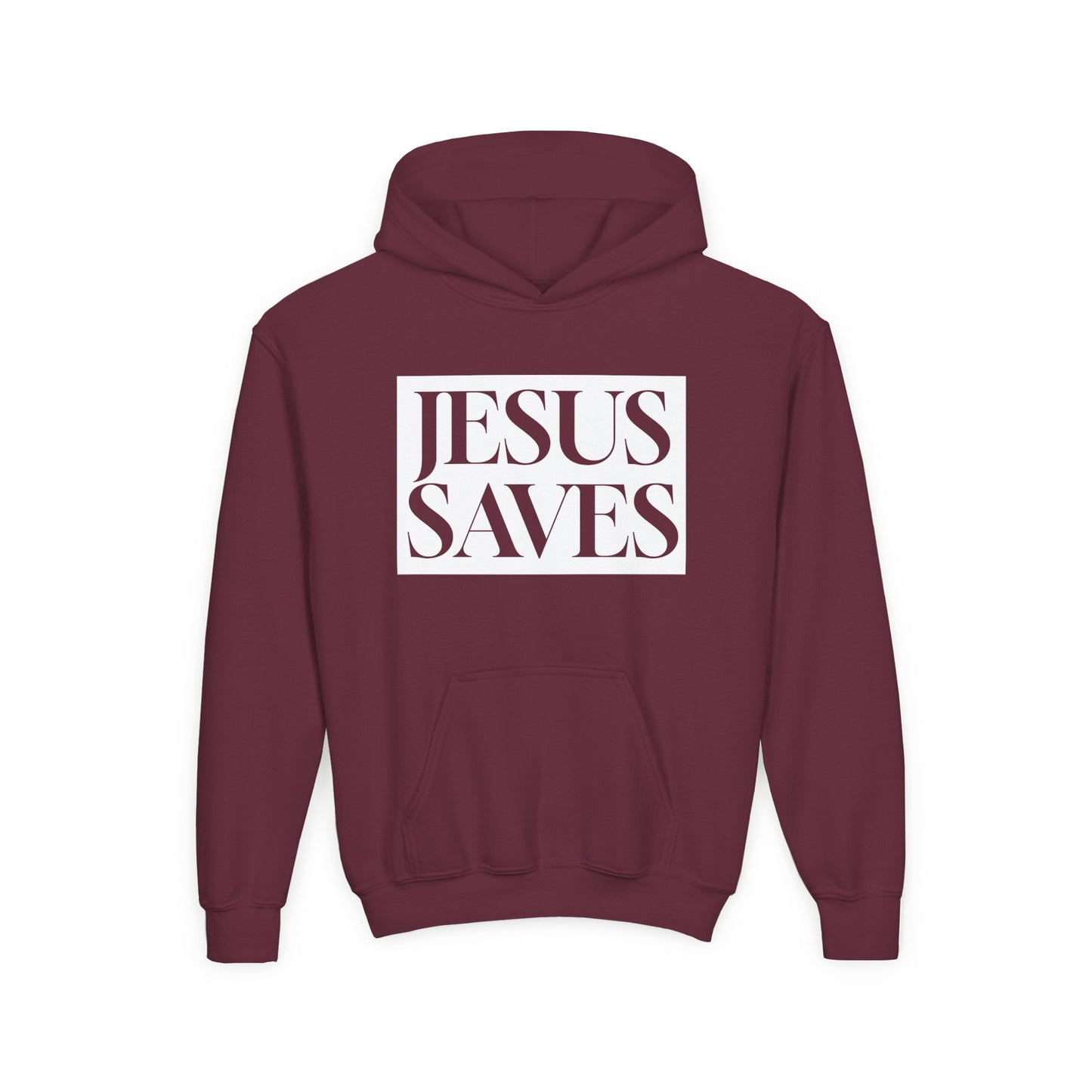 Jésus sauve - Coton ouaté à capuche pour enfant - Anglais