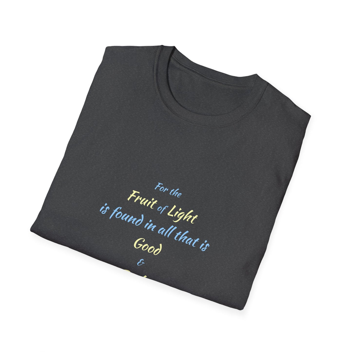 Fruit de l'Esprit - T-shirt adulte - Anglais