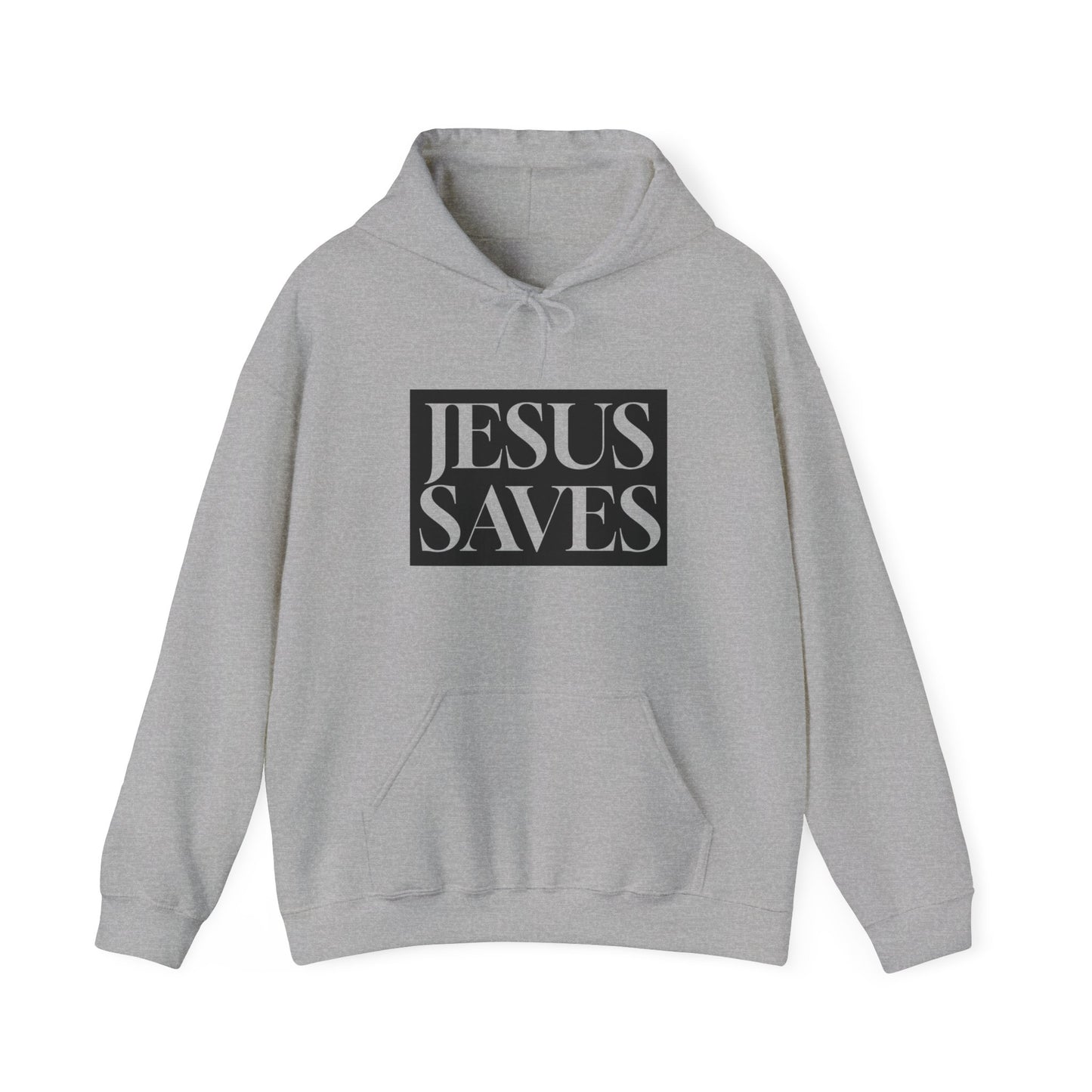 Jésus sauve - Coton ouaté à capuche pour adulte - Anglais 