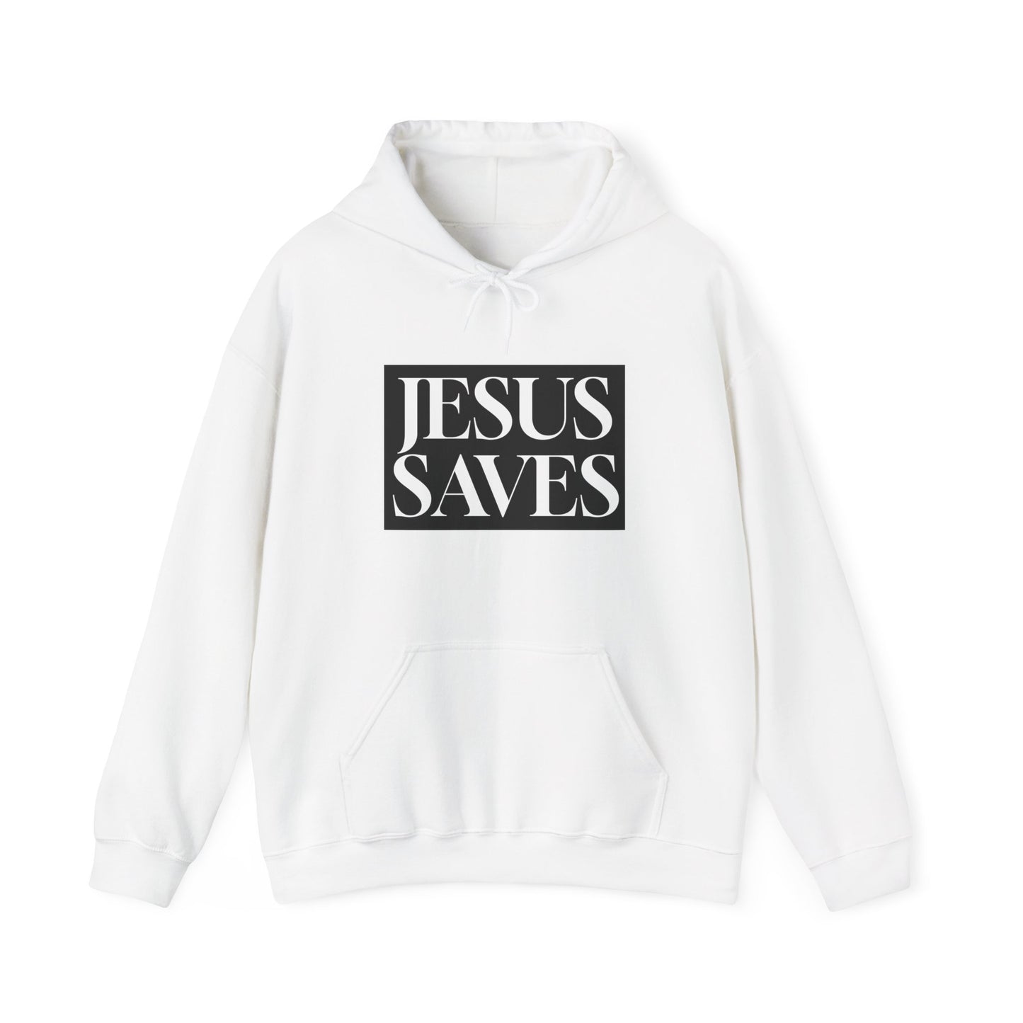 Jésus sauve - Coton ouaté à capuche pour adulte - Anglais 
