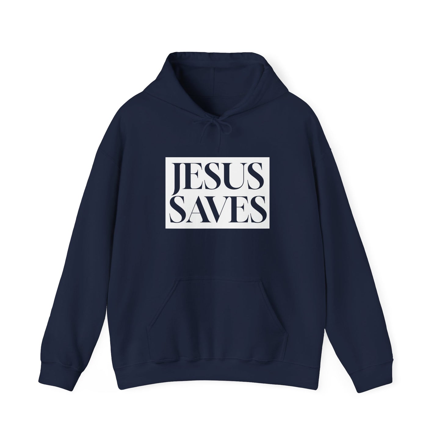 Jésus sauve - Coton ouaté à capuche pour adulte - Anglais 