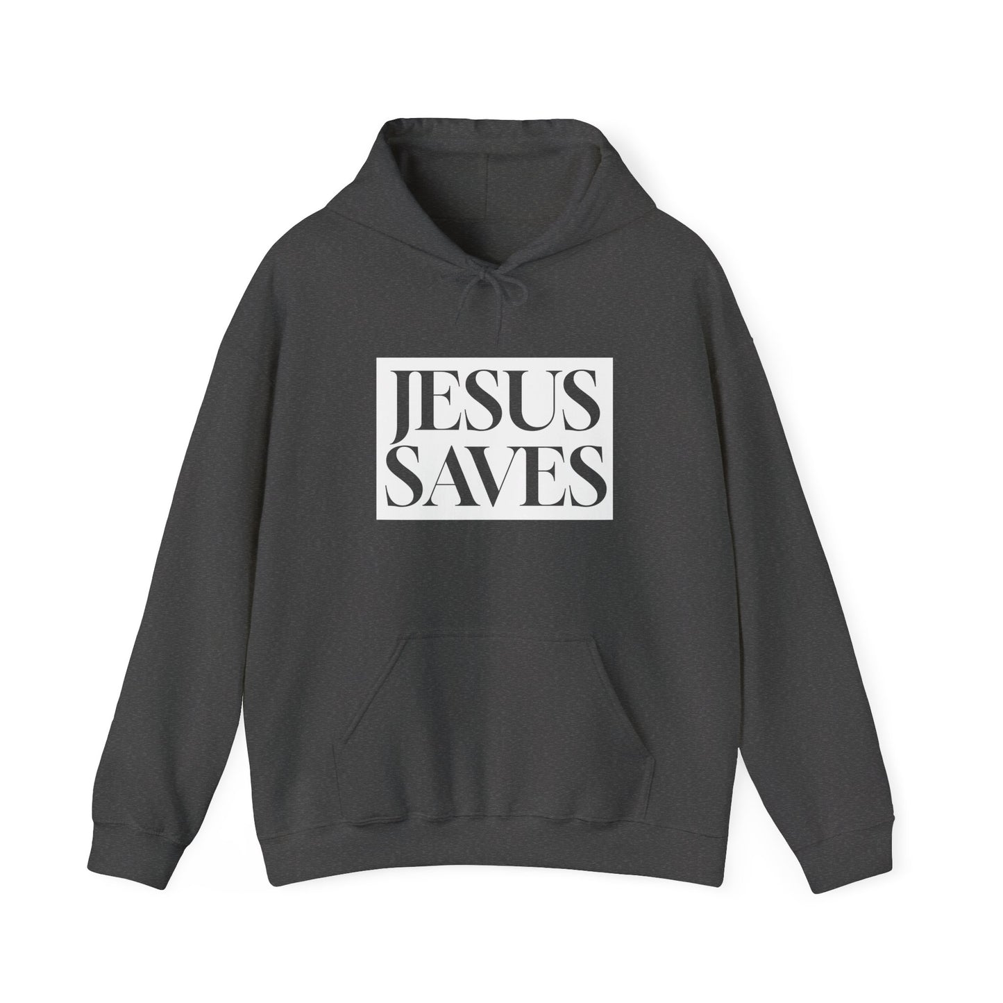 Jésus sauve - Coton ouaté à capuche pour adulte - Anglais 