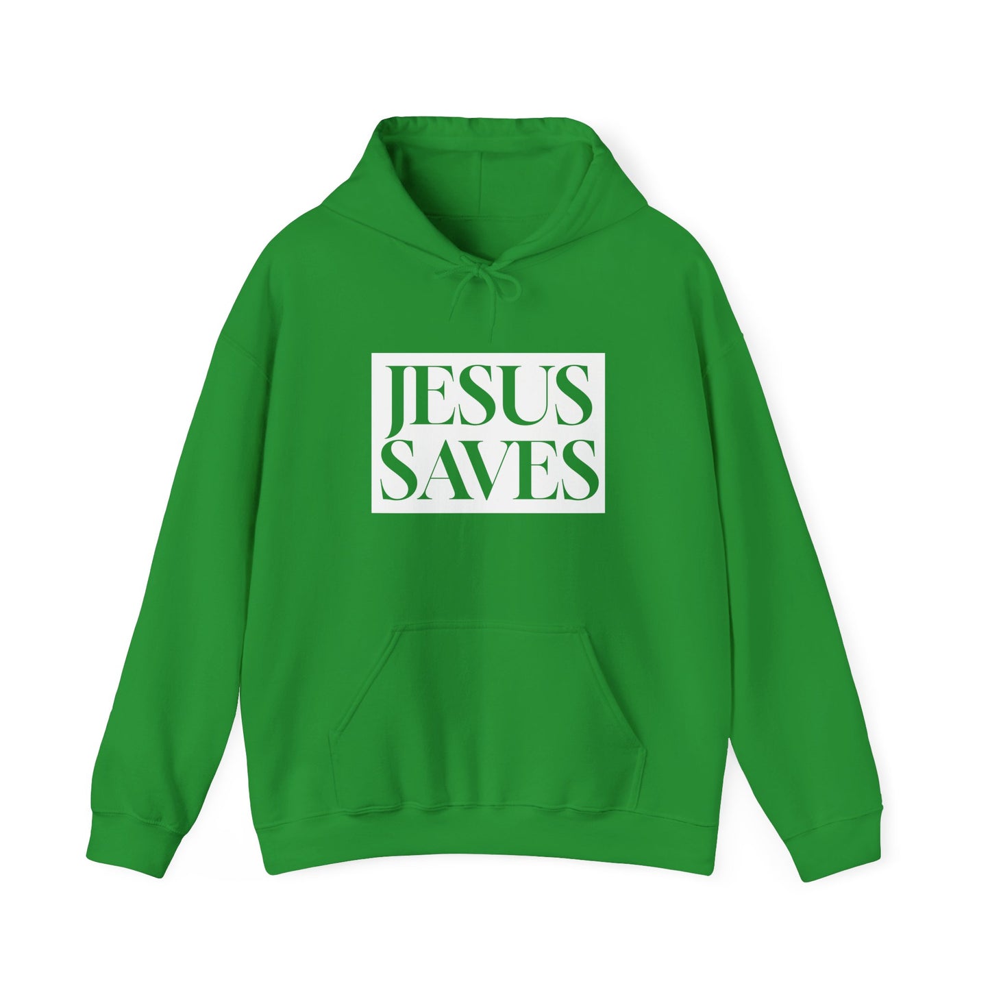 Jésus sauve - Coton ouaté à capuche pour adulte - Anglais 