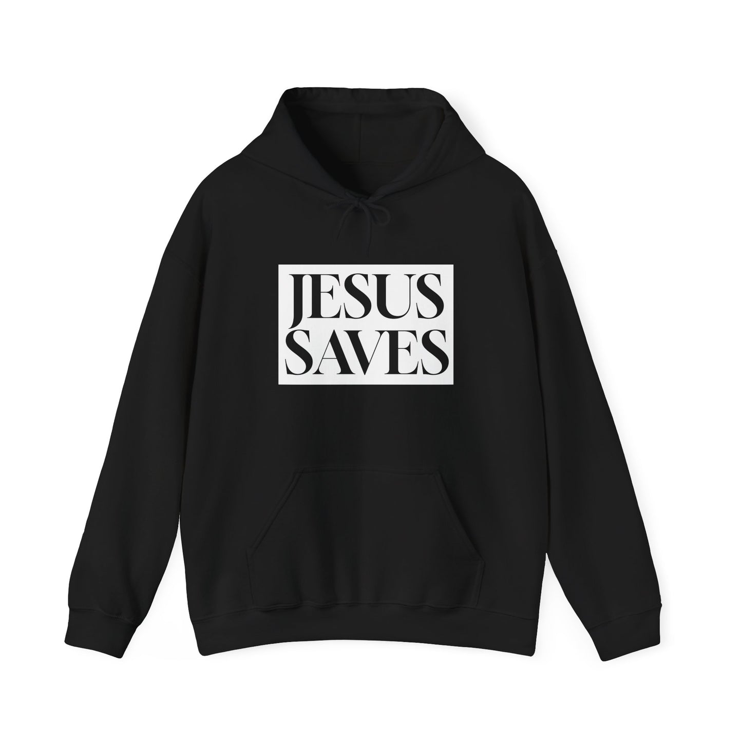 Jésus sauve - Coton ouaté à capuche pour adulte - Anglais 