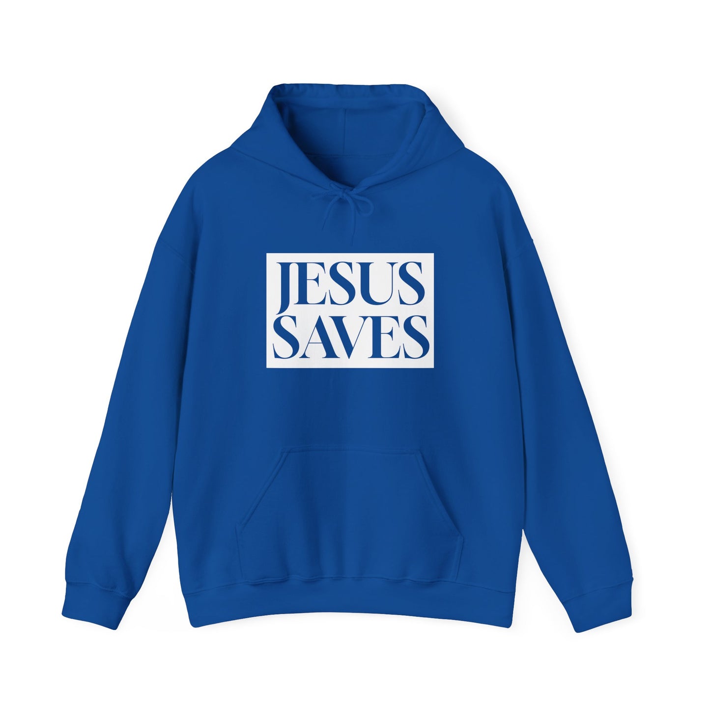 Jésus sauve - Coton ouaté à capuche pour adulte - Anglais 