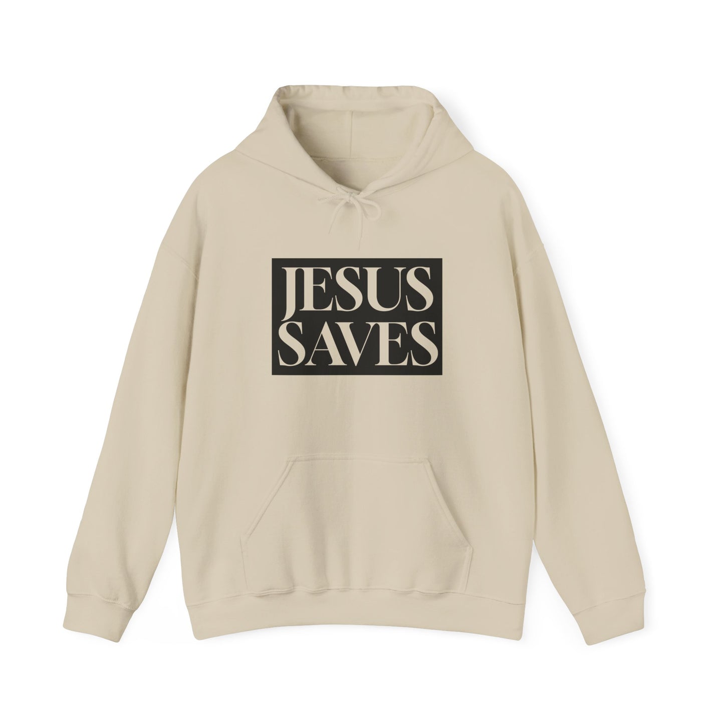 Jésus sauve - Coton ouaté à capuche pour adulte - Anglais 