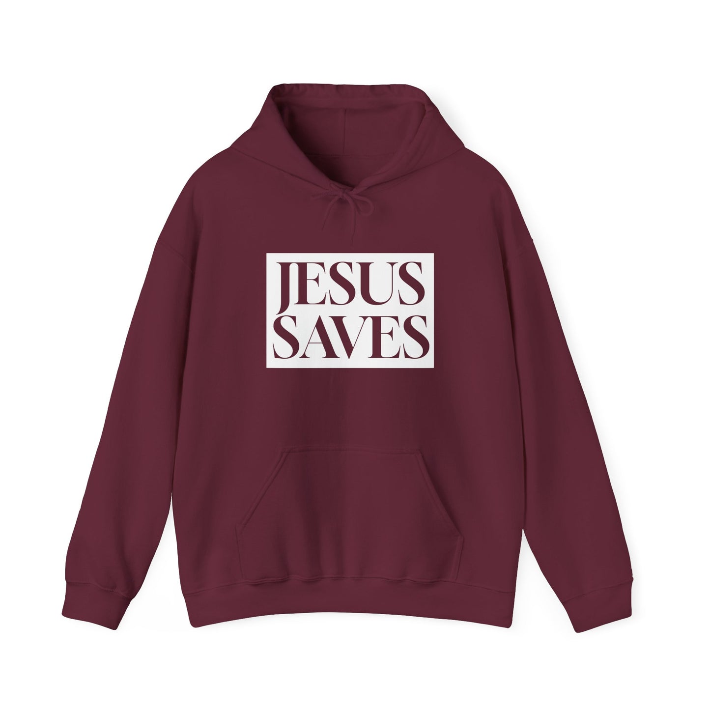 Jésus sauve - Coton ouaté à capuche pour adulte - Anglais 