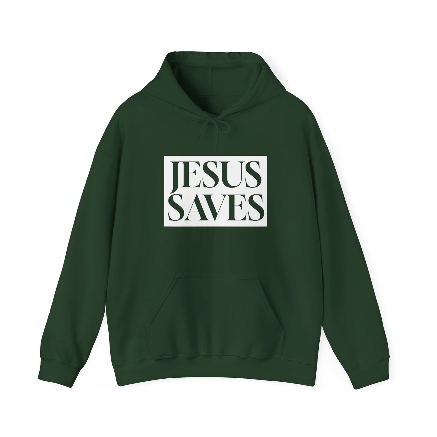 Jésus sauve - Coton ouaté à capuche pour adulte - Anglais 